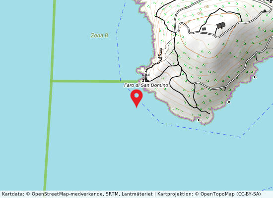 Isola s. domino faro på kartan