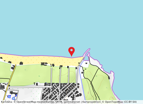 Canale punta pietre nere(30 mt sinistra) på kartan