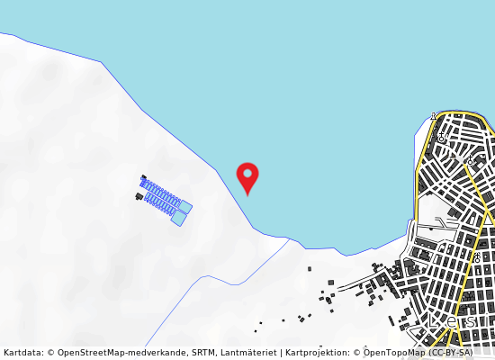 230 m. sx della foce del canale la fara på kartan