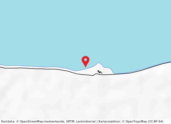 Foce de pilla - 100 m. sx della foce på kartan