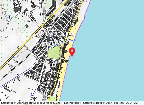 Lido aurora på kartan