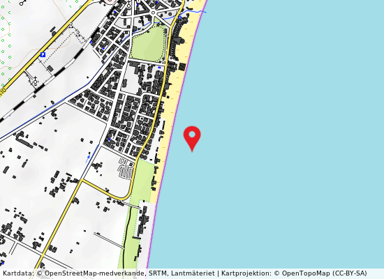 Lido aeronautica militare på kartan