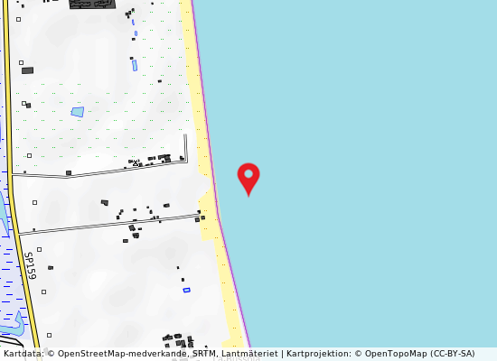 Lido salpi på kartan