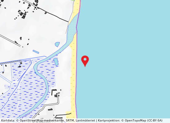 Foce fiume candelaro 300 mt dx på kartan