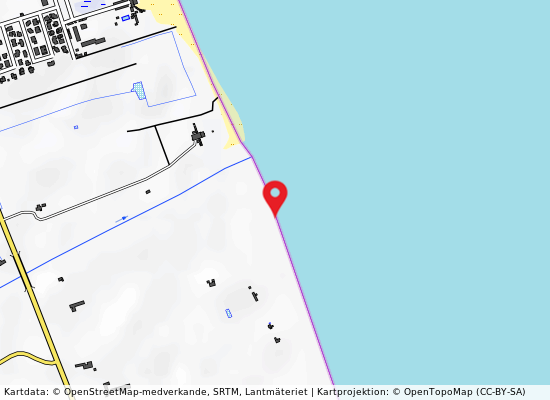 Foce torrente cervaro 30 mt dx på kartan