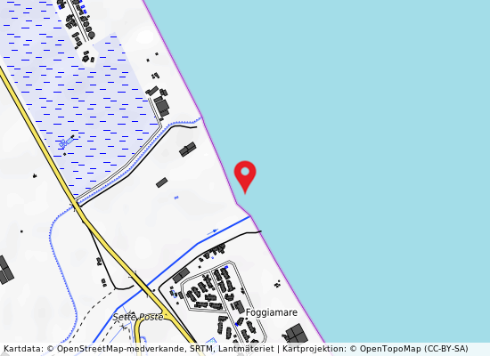 Foce torrente carapelle 30 mt sn på kartan