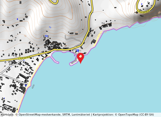 Fanale a sinistra del molo på kartan