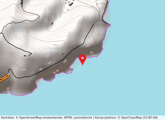 Torre del segnale på kartan