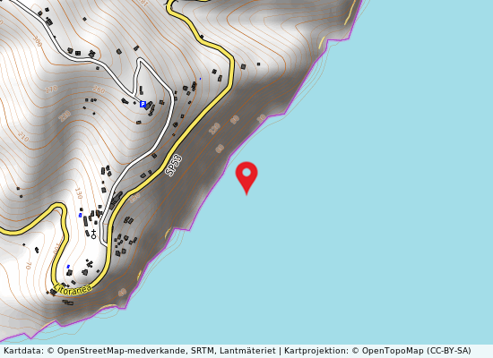 Tor di lupo på kartan