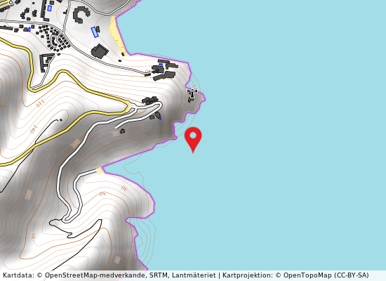 900 mt a dx p. 49 cala la pergola på kartan