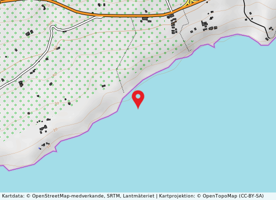 Masseria sansone på kartan