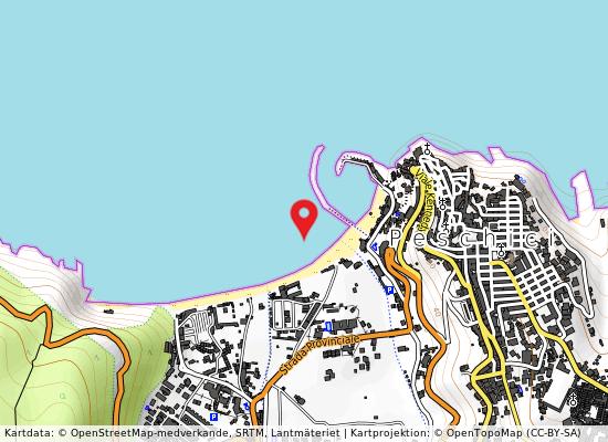 Hotel morcavallo - peschici på kartan