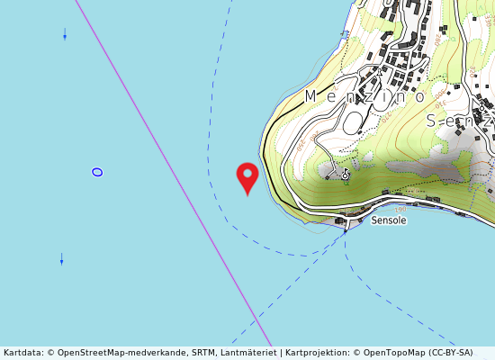 Localita' serf på kartan