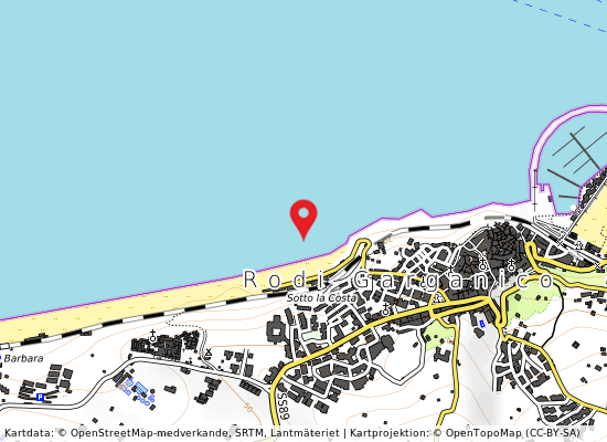 Lido sabbie d'oro på kartan