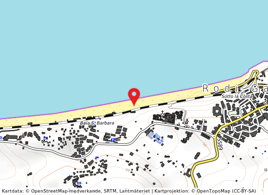 S. barbara 50 mt sx på kartan