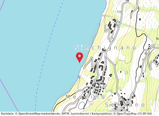 Localita' spino på kartan