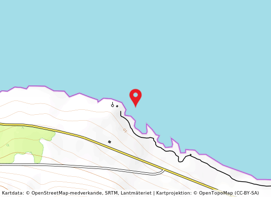 Torre cala rossa på kartan