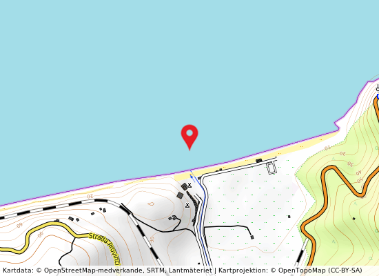 Loc.calenella - vico på kartan