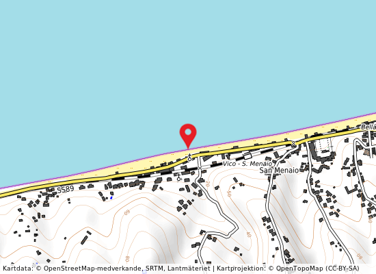 Foce canale s. antonio 30 mt sn på kartan
