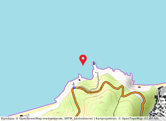Torre di monte pulci på kartan