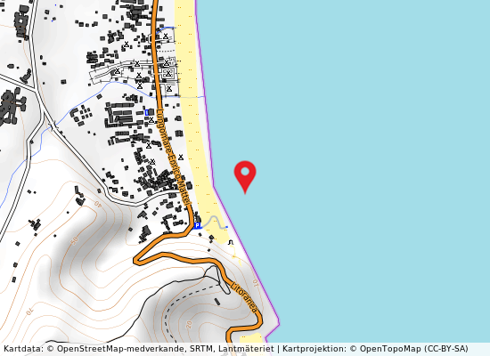 Canale torre del porto 30 mt sn på kartan