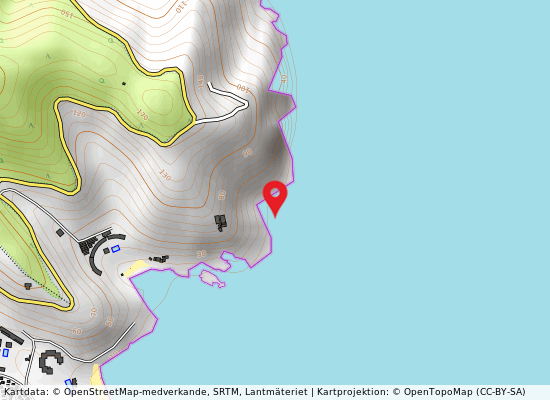 Scarico pugnochiuso 30 mt dx på kartan