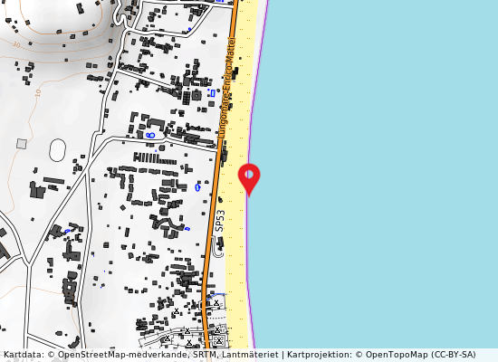 2 canale/foce direz. camping arcobaleno på kartan