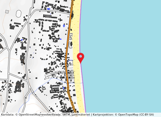 5 canale/foce direz. stazione agip på kartan