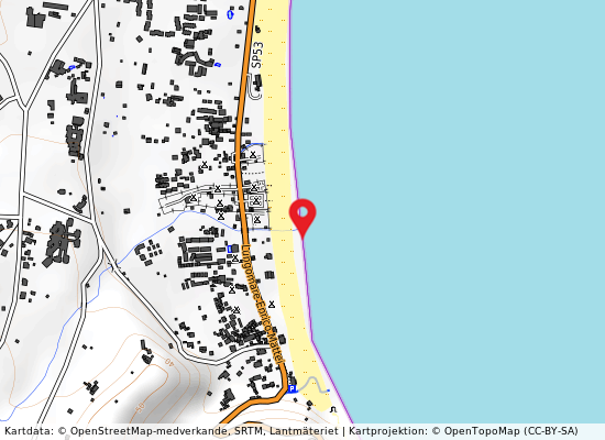 5bis canale/tra camp. adriatico-arizona på kartan