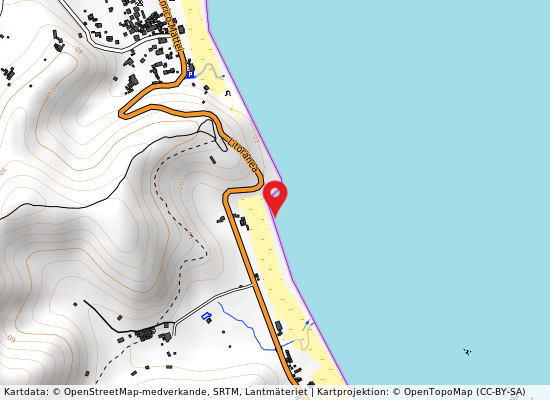 7 canale/foce in loc. torre del ponte på kartan