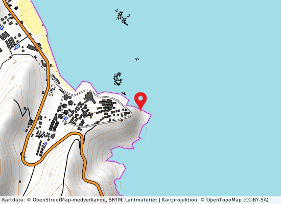 Can. lama le canne-corr. foce-gattarella på kartan