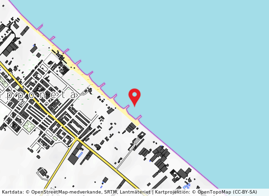 Lido la caravella på kartan