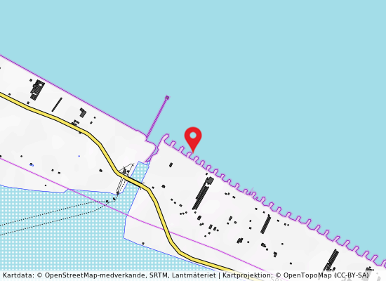 Foce aloisa (30 mt. a destra) på kartan