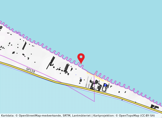 Tra foce aloisa e t.re di pietra på kartan