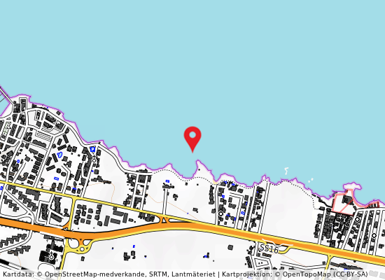 Via fontanella på kartan