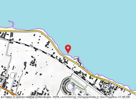 Fogna bari orientale 500 mt sud på kartan