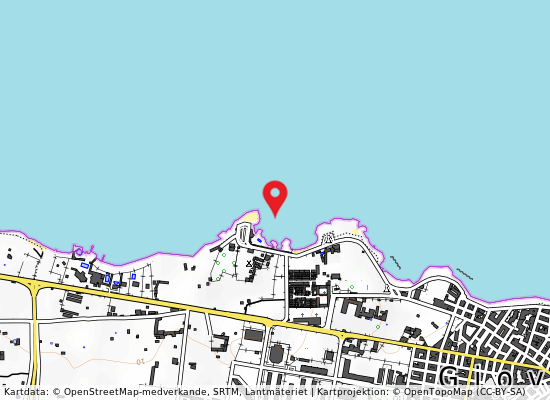 Monastero - cimitero på kartan