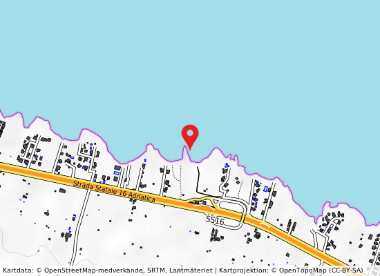 Ditta coispa på kartan