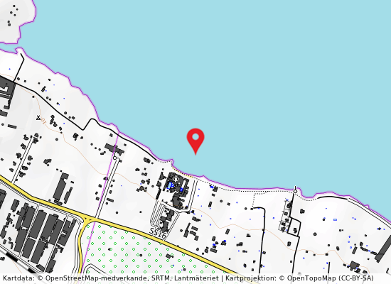 Lido nettuno på kartan