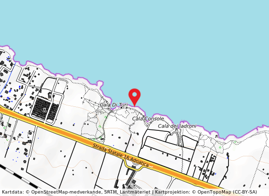 Campo sportivo på kartan