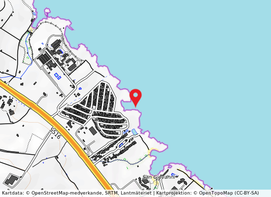 Ditta carone bart. på kartan