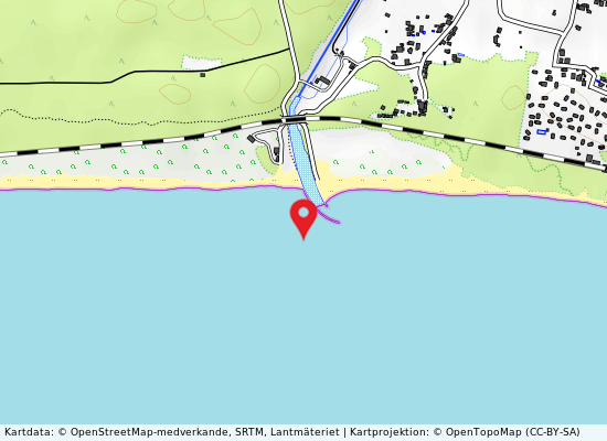 Foce fiume patemisco på kartan