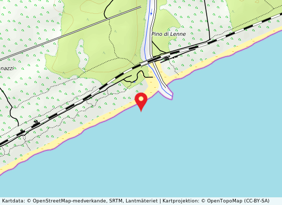 Spiaggia bosco romanazzi-fiume lato på kartan