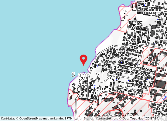 Spiaggia libera porticciolo m.m. på kartan