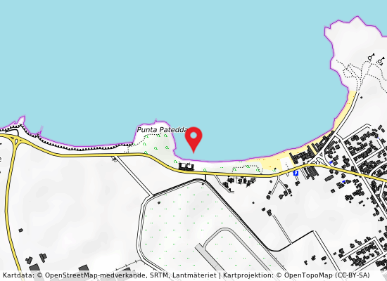 Punta penne lido vigili del fuoco på kartan