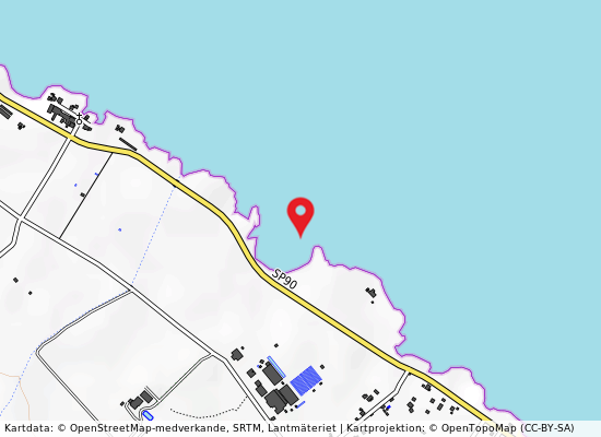 Torre canne nord prima di case bianche på kartan