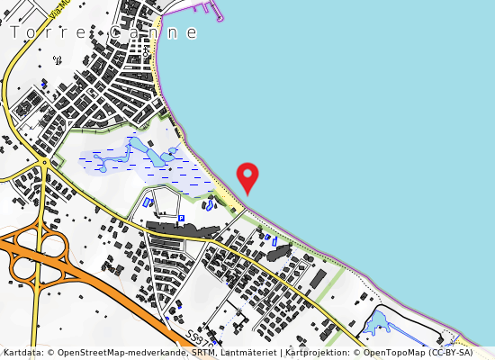 Torre canne lido hotel terme på kartan