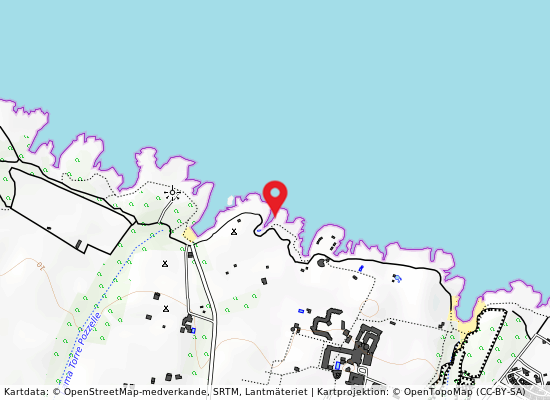 Torre pozzella villaggio valtur på kartan