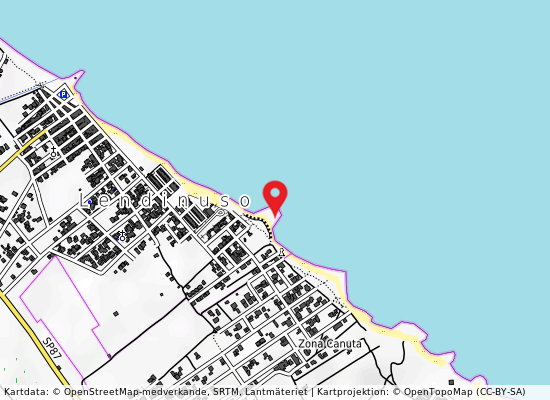 Lendinuso localita canuta på kartan
