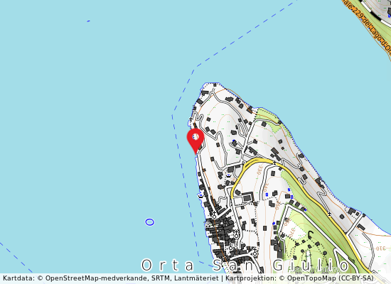 Villa motta på kartan